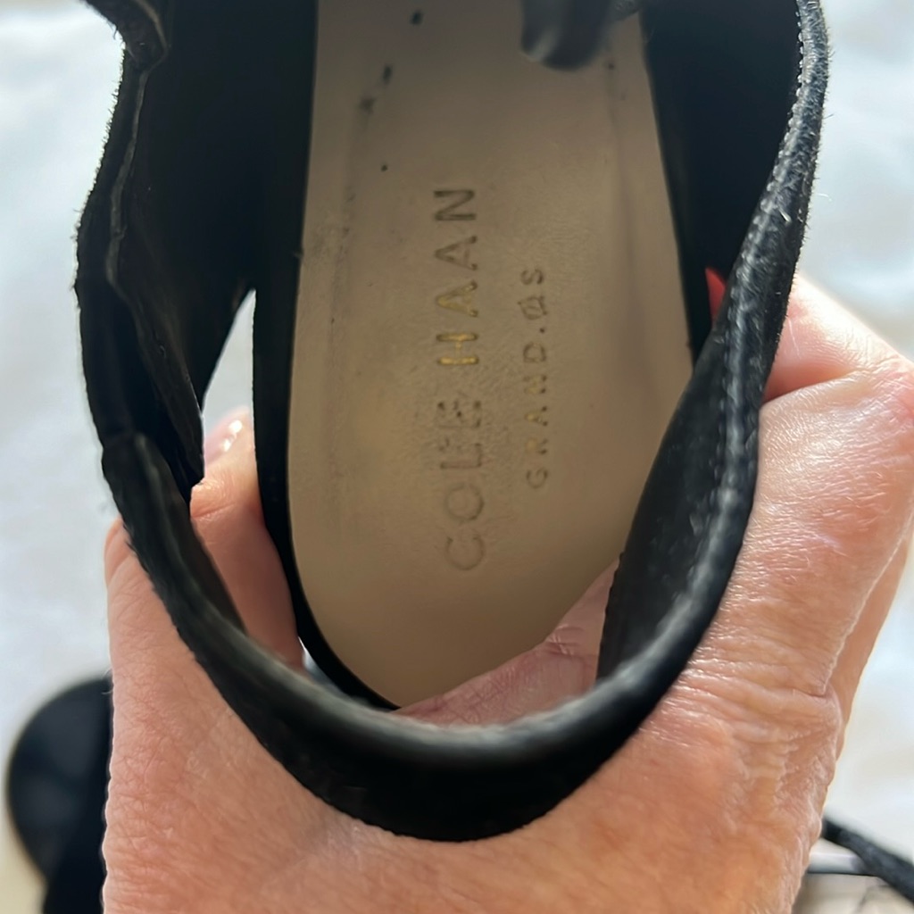 Cole Haan Suede Heels.